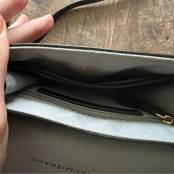 Isaac Mizrahi Mini Leather Crossbody Bag - Picture 15 of 15